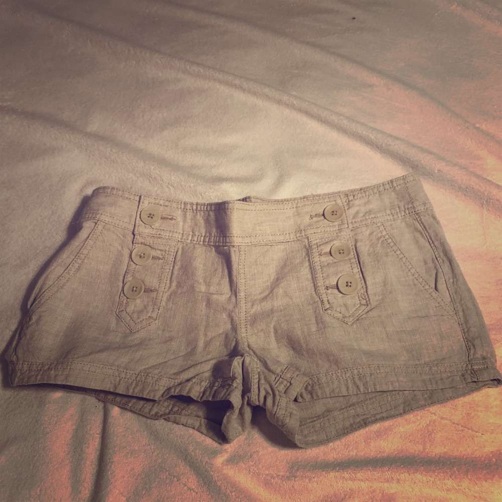 Tan express shorts